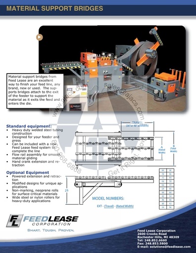 Material Support Bridges