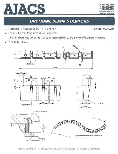 Urethane Blank Strippers