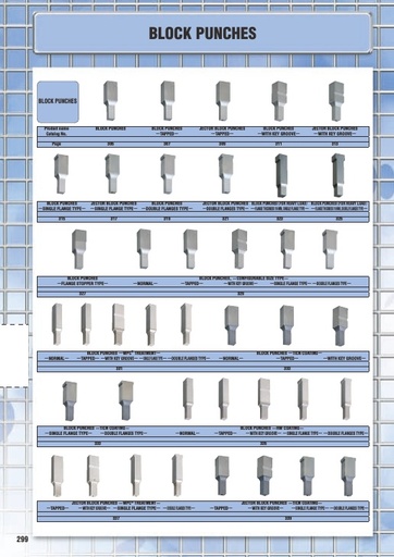 Misumi Catalog Pg 299-366 - Block Punches