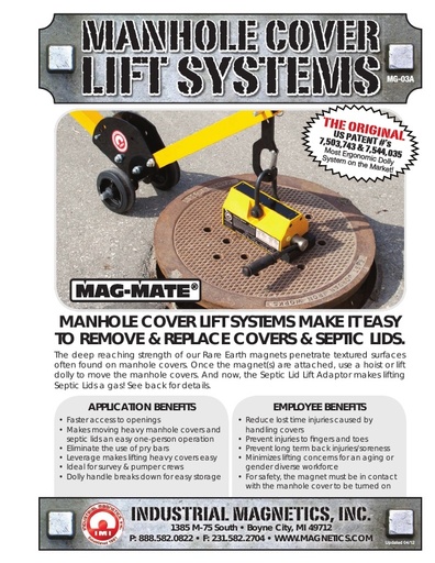 Manhole Cover Lift System