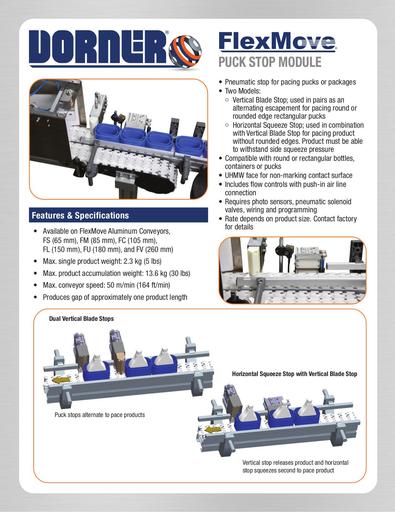 FlexMove® Puck Stop Module