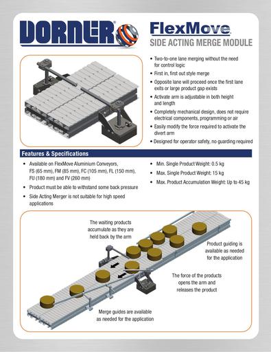 FlexMove® Side Acting Merge Module