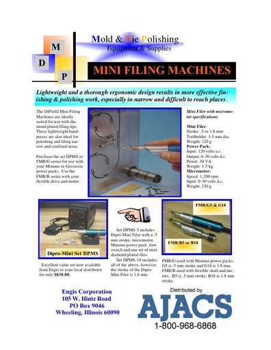 Diprofil Mini-Filing Machines