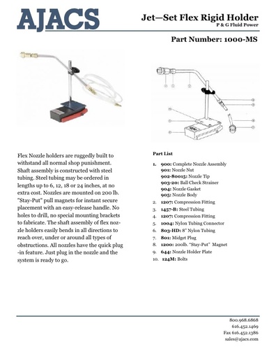 Jet-Set Flex Rigid Holder