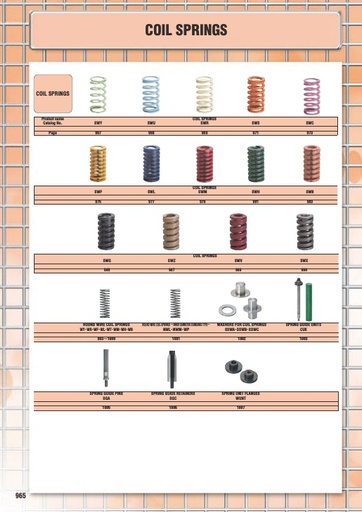 Misumi Catalog Pg 965-1009 - Coil Springs