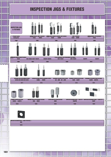 Misumi Catalog Pg1061-1077 - Inspection Jigs & Fixture