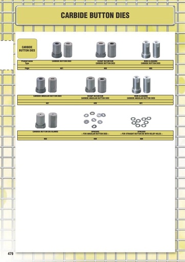 Misumi Catalog Pg 479-494 - Carbide Button Dies