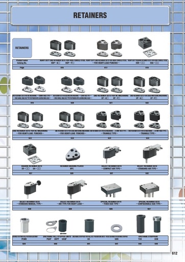 Misumi Catalog Pg 612-644 - Retainers