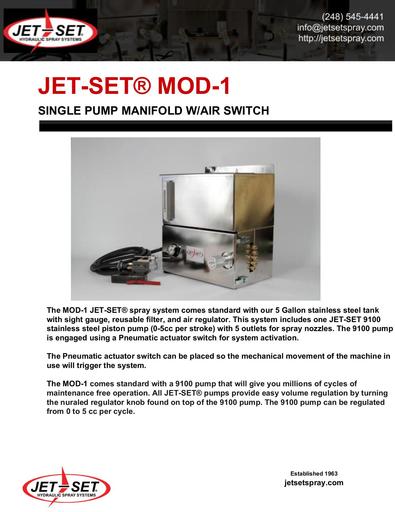 MOD-1 Lubrication System